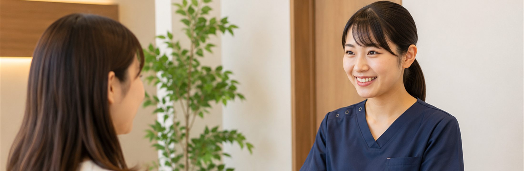 受付でのご案内